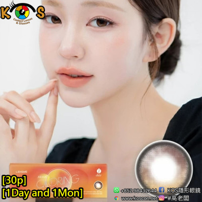 [1Day and 1Month]Lensme AKMA QLORing Black 악마 클로링 원데이 블랙 